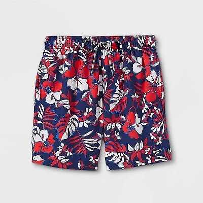 Speedo Men's 7.5  Volley Palace Beach Print Swim Trunk • $13.99