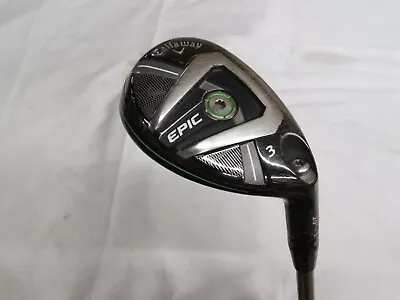 Used RH Callaway Epic 20* 3 Hybrid Mamiya Recoil ES 460 Shaft Regular F3 Flex • $14.99