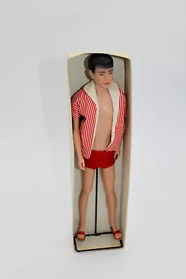 Vintage Ken Doll Japan 1960 Mattel Original Box Base Stand Sandels And Suit • $65