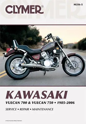 CLYMER 1986-2006 Kawasaki VN750A Vulcan 750 REPAIR MANUAL M356-5 • $46.52