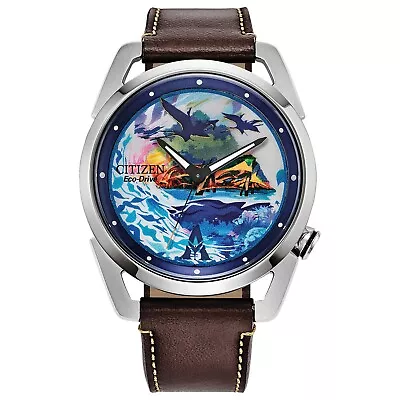 Citizen Men's Eco-Drive Avatar Pandora Ocean Reef Brown Watch 42MM AW2060-02W • $103.99