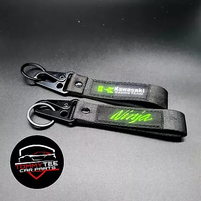 Kawasaki Ninja Motorbike Wrist Strap Keychain Green Ideal Gift • £4.99