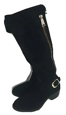 Vince Camuto Womens Black Suede Beralta Knee High Boots 7.5 B  • $45