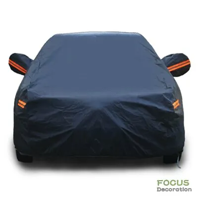 Car Cover Rain UV Dust Snow Resistant Universal For Sedan Protection 3XXL PEVA • $50.09