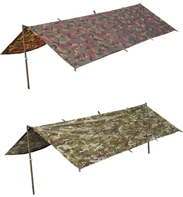 Military Tent Rain Waterproof Basha Camping British Army Combat Shelter Btp Dpm • £29.99
