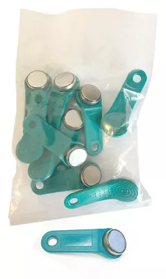 $22.99 • Buy Teal Keytabs/iButtons For IButton Job Site Time Clock