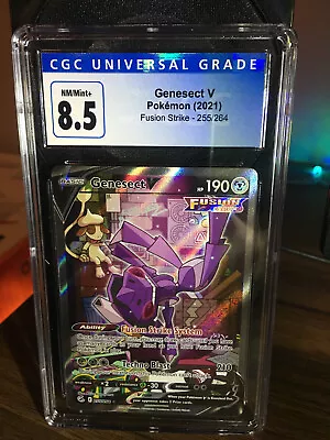 $0.98 • Buy 💎 Pokemon Card - Genesect - Fusion Strike - Alt Alternate Art - CGC 8.5 MINT💎