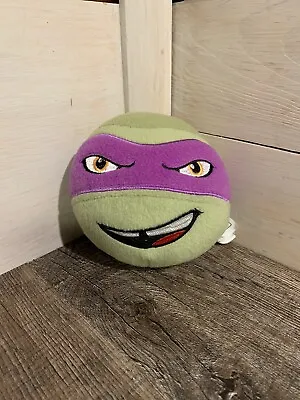 Teenage Mutant Ninja Turtles Donatello Plush Stuffed Head Ball Pillow Purple • $9.99