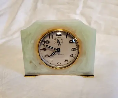 Rare Mint Green Marbled Catalin Bakelite Seth Thomas Clock • $575