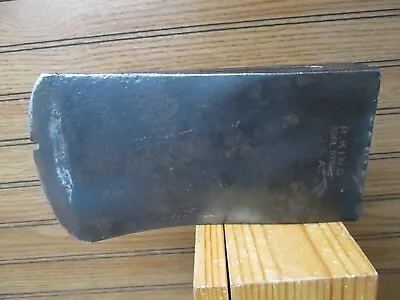 Vintage Axe Marked R King Tool Steel USA  3Lb 1oz Rare Old Antique Logging Tool • $40
