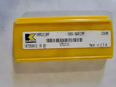 Kennametal VNMG333RP VNMG60412RP GRADE KCK05 (5 PCS) NOS USA 3752123 • $30