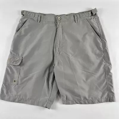 Slam Sailing Outdoors Cargo Grey Utility Lightweight Shorts Men's Tag 48 W32  • £12.52