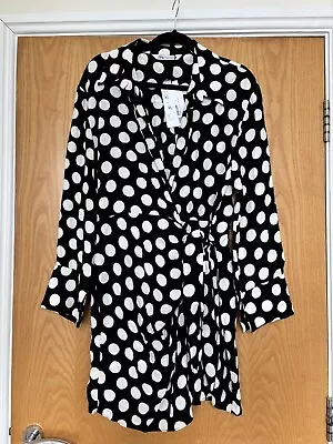 Zara Polka Dot Dress XL • £20