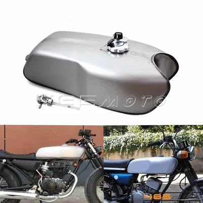 Motorcycle Gas Fuel Tank 9L 2.4 Gallon For BMW Honda Yamaha Suzuki Cafe Racer • $314.20