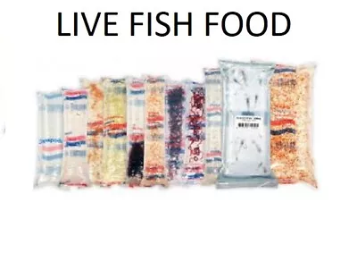 100ml LIVE AQUARIUM FISH FOOD COMPLETE OR TREAT AQUARIUM FISH TANK FISH • £1.79