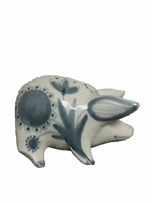 DAVID SHARP RYE POTTERY VINTAGE MONEY BOX PIG VGC EARLY 1970s • £30