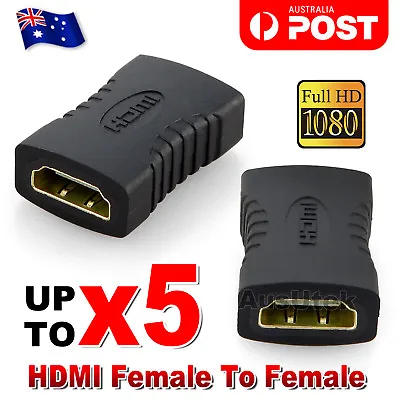 $7.25 • Buy HDMI Female To Female Joiner Coupler Cable Adapter Extender Connector 4K HD TV