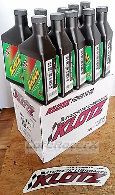 Klotz Benol Racing Castor Oil 2 Stroke Oil 1 Case Of 10 - 16oz Bottles BC-175 • $110