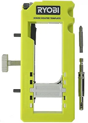 £6.70 • Buy Door Hinge Router Template Installation Kit Mortiser Jig Clamp Imperial Bits New