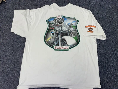 $22.99 • Buy Vintage 2000s Krispy Kreme T Shirt Sz XL Harley Davidson