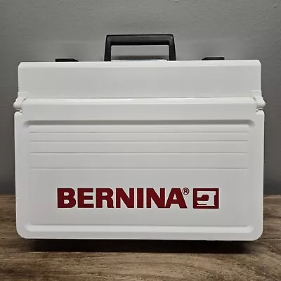 VTG Genuine Bernina Accessory Storage Box Carry Case White/Red Hidden Drawer • $97.77