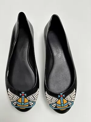 Melissa Vivienne Westwood Flats Size UK 4.   B1 • £0.99