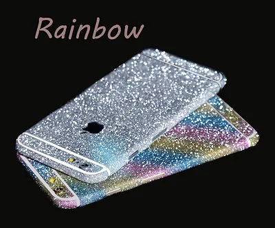 Full Body Wrap Bling Decal Vinyl Glitter Sticker Skin Cover IPhone & Samsung • £1.30
