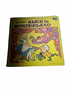 VINTAGE Alice In Wonderland Disneyland Record 3909 Circa 1969 Lots Of Pics • $15.95