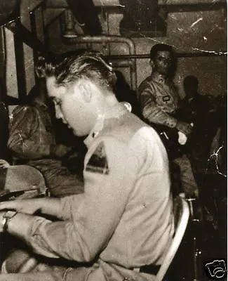 Never Before Seen Elvis Presley In The Army Private Unique Photo Germany 1958 • $8.99