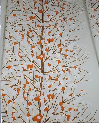 Marimekko Duvet Cover King Lumimarja Rust Botanical Branches Cotton 1 King Case • $49.99