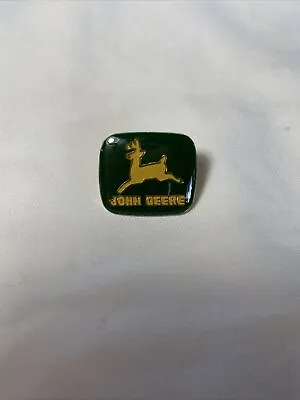 John Deere - Green & Gold Enamel Lapel Or Hat Pin • $11.49