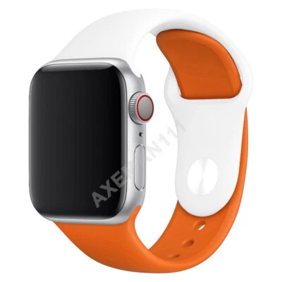 $8.95 • Buy Apple Watch Band Series 6/5/4/3/2/1/SE, 38 40 42 44mm Sports Silicone Wristband