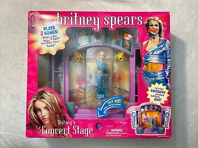 Britney Spears Concert Stage Blue Outfit Play Along Doll Vintage 2001 New In Box • $152.84