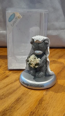 £8.95 • Buy Me To You Tatty Teddy 2003 Bear Figurine BRIDE Congratulations Gift Cake Topper