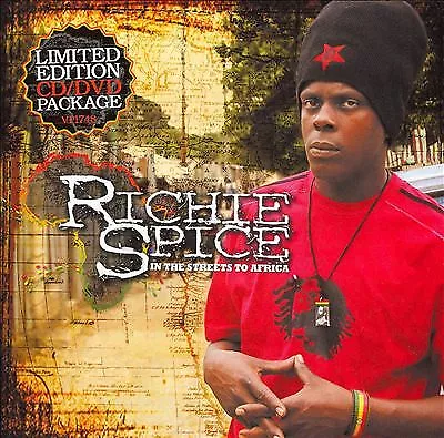 Richie Spice : In The Streets To Africa CD Album With DVD 2 Discs (2007) • £7.05