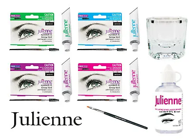 $9.66 • Buy Julienne Professional Tinting Eyelash & Eyebrow Dye Tint / Lash Kit All Colours