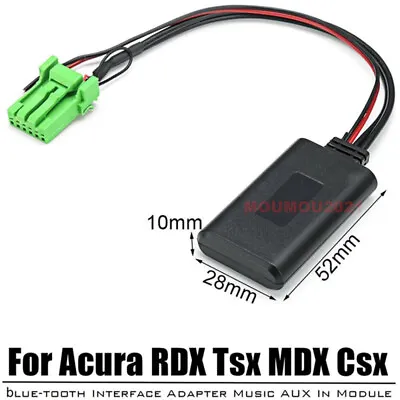 Bluetooth Interface Adapter For Honda Music AUX In Module Acura RDX Tsx MDX Csx • $16.24