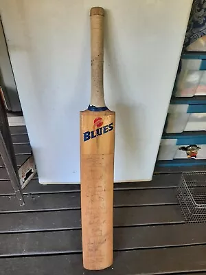 Autographed NSW Blues 1997-98 Mens Full Size Cricket BatMcgrathWaughsTaylor • $75