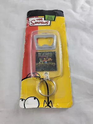 The Simpsons 2007 SPRINGFIELD ROCKS Rock N' Roll BOTTLE OPENER KEYCHAIN New • $12.50