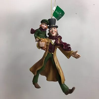 Kurt S Adler Bob Cratchit Tiny Tim A Christmas Carol Ornament Scrooge 2005 New • $109.33