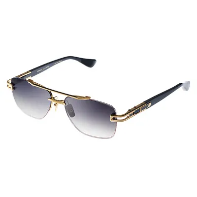 Dita GRAND-EVO ONE DT DTS138 A-01-Z Yellow Gold/Black Metal Sunglasses Grey • $449.39