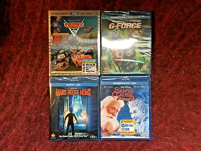 Cars 2 / 3d With Lenticular Slipcover + Mars Needs Moms + G-Force & Santa Claus • $18.96