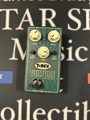 T-Rex Vulture Distortion Guitar Pedal Fat Boost Bass Boost Effects Pedal • $50