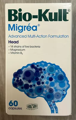 £8.99 • Buy Bio-Kult Migrea Advanced Multi-Action Formulation. Head & Digestive. 60 Capsules