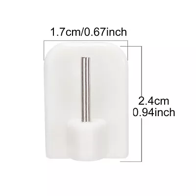 10pcs Bracket Self  Hook Window Key Holder Door For Curtain Rods Home • $11.85