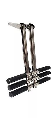 3 Step Stainless Steel Telescoping Boat Yacht Ladder Swim Step • $49.95