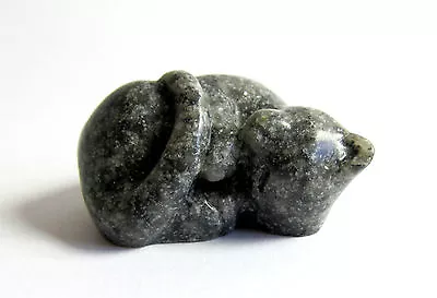 Quintessence Miniature Stone Cat Figurine - MINI JASPER- GREY • $11.90