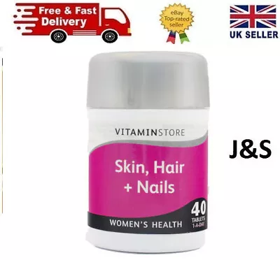 Vit Store Skin Hair & Nails 40s • £8.49