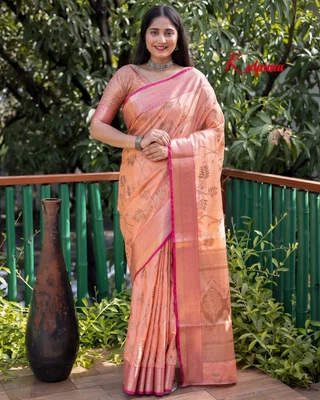 $96.79 • Buy Saree Wedding Indian Party Wear Pakistani Designer Banarasi Soft Silk Sari