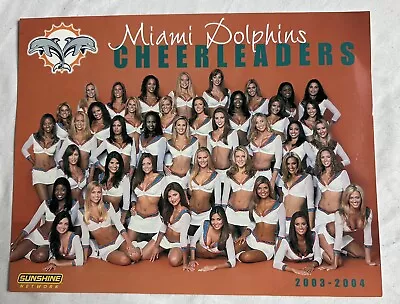 2003 2004 Miami Dolphins NFL Football Cheerleaders Promo Ad 8”x11” Double Sided • $9.99
